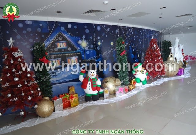 Quán ăn trang trí noel