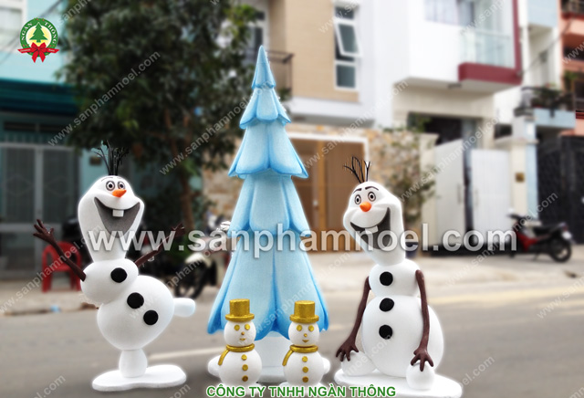 giá người tuyết noel