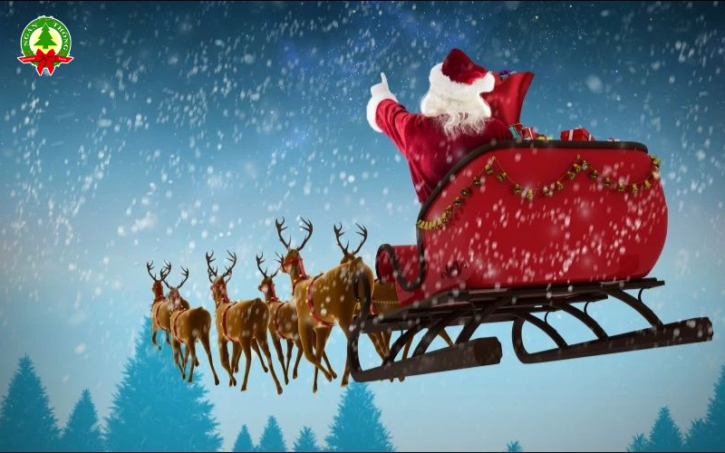 Những đứa trẻ ngoan sẽ được ông già Noel tặng quà 