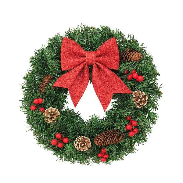 Mẫu vòng nguyệt quế noel