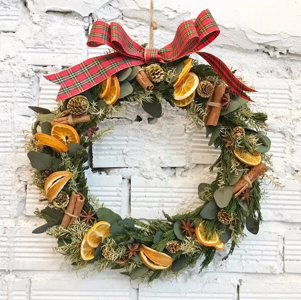 Mẫu vòng nguyệt quế noel