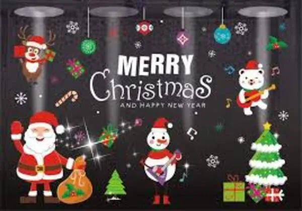 Decal trang trí noel Quận 2