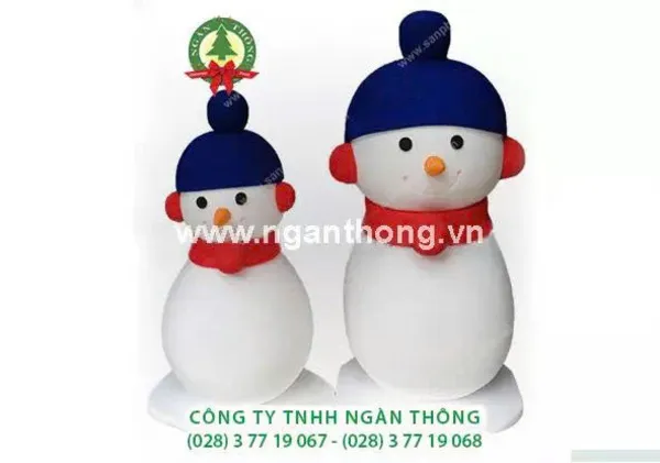 Mô hình người tuyết noel