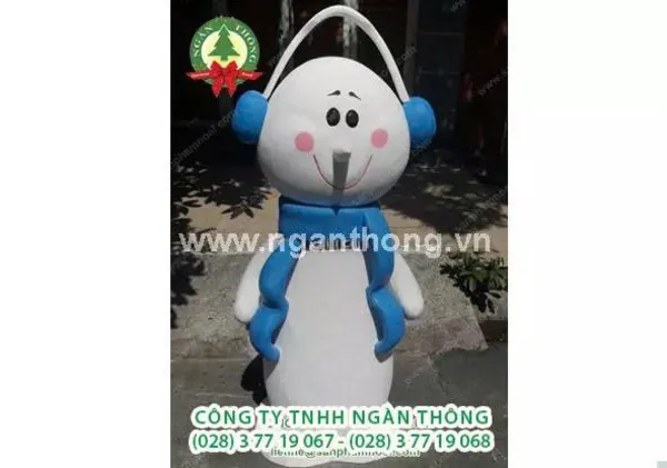 Mô hình người tuyết noel