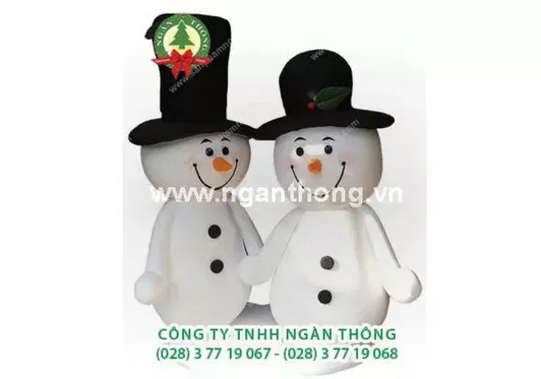 Mô hình người tuyết noel