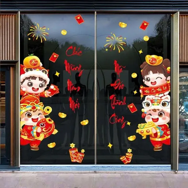 Decal trang trí tết mua ở đâu