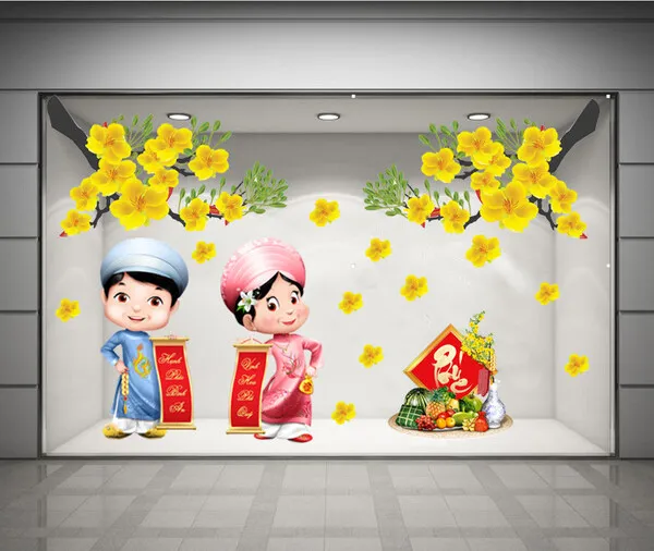 Mua decal trang trí tết ở đâu