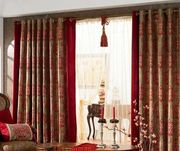 Trang trí cửa kính ngày tết