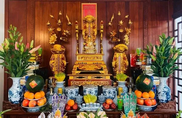 Cách trang trí bàn thờ ngày tết
