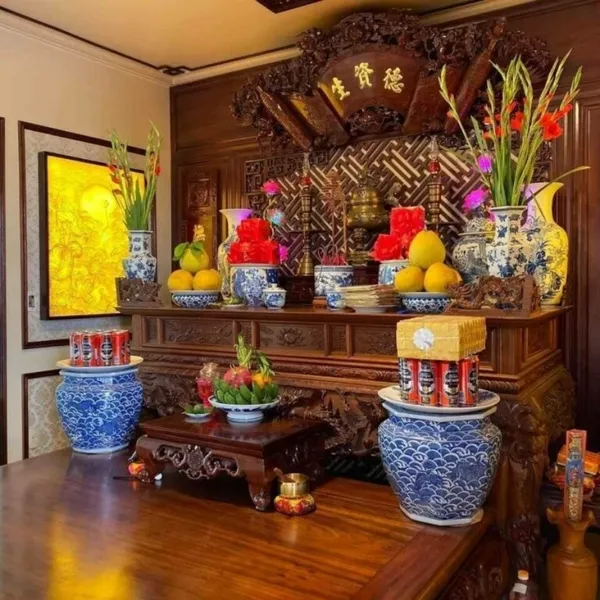 Cách trang trí bàn thờ ngày tết