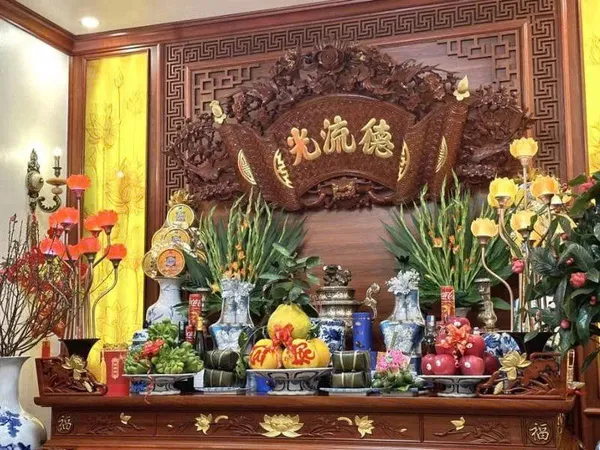 Cách trang trí bàn thờ ngày tết