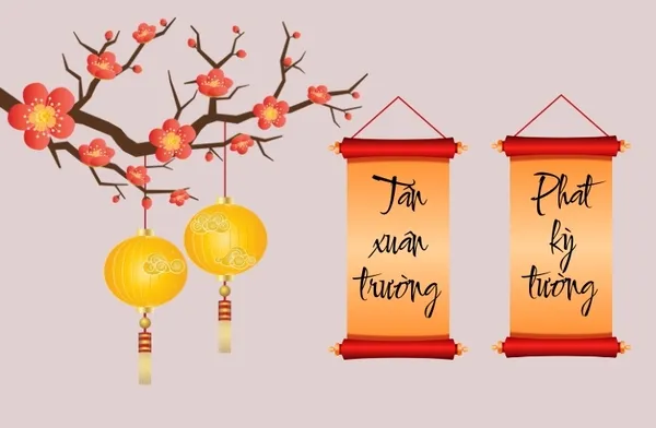 Câu đối Tết 3 chữ