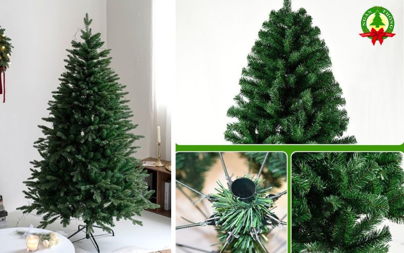 Cây thông Noel gấp gọn trang trí đơn giản dễ lắp đặt