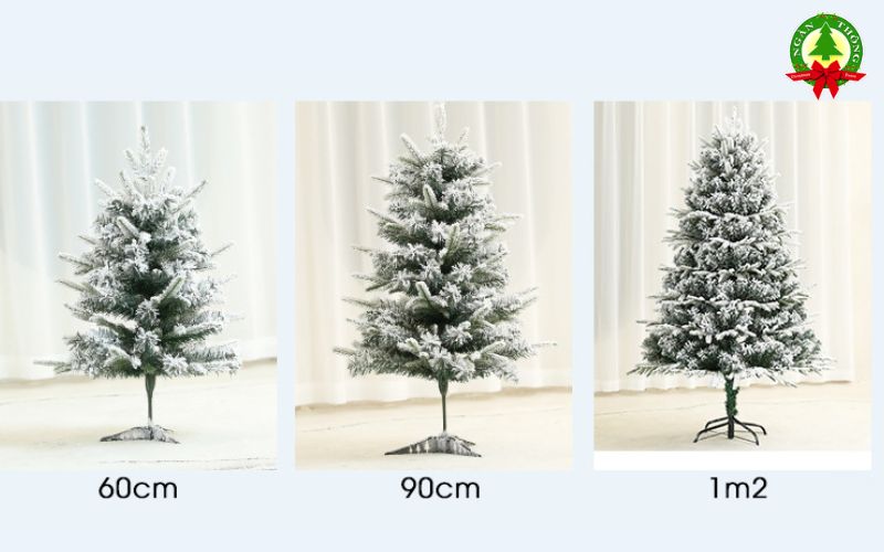 Cây thông Noel gấp gọn có sẵn phụ kiện trang trí