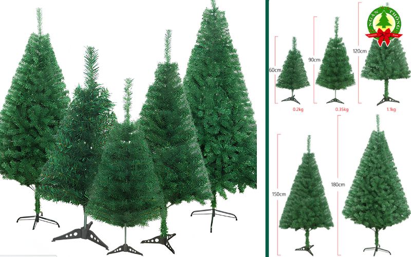Cây thông Noel gấp gọn cỡ lớn